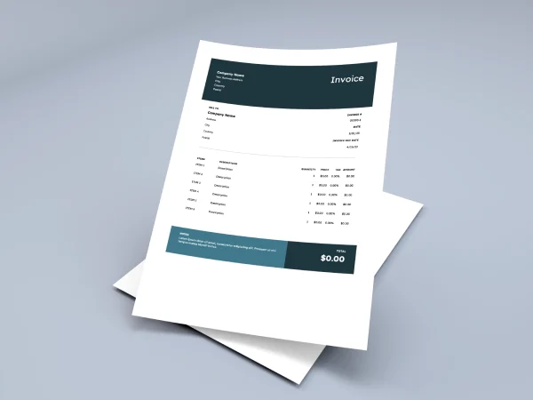 Business Invoice template