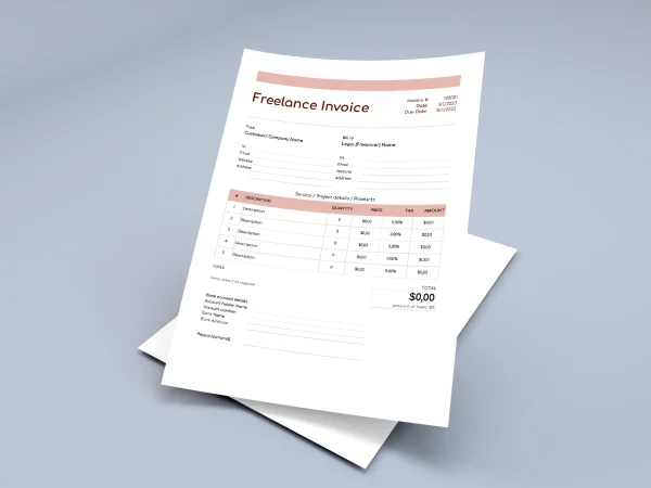 Freelance Invoice Template