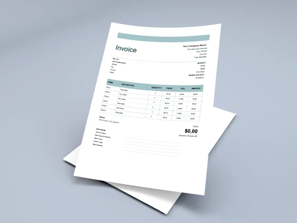 Consulting Invoice Template