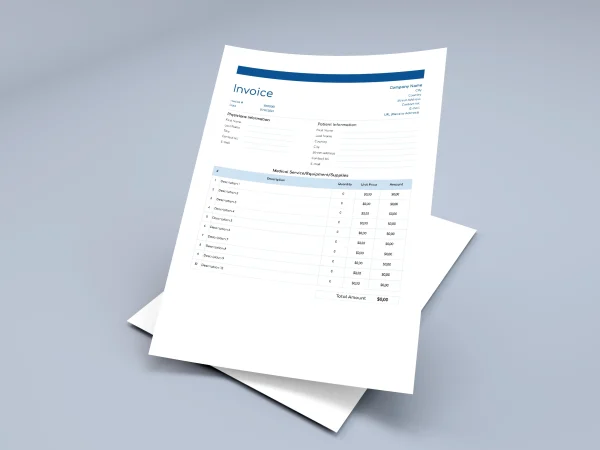 Medical Invoice Template