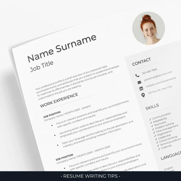 Pharmacist CV Template Google Docs - Image 4