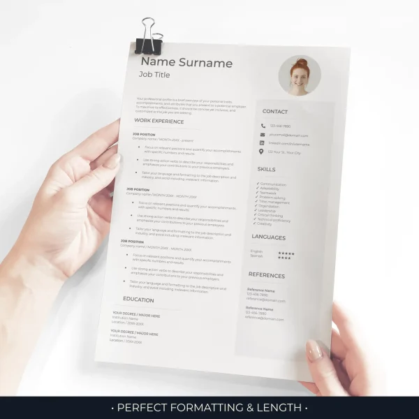 Pharmacist CV Template Google Docs - Image 6