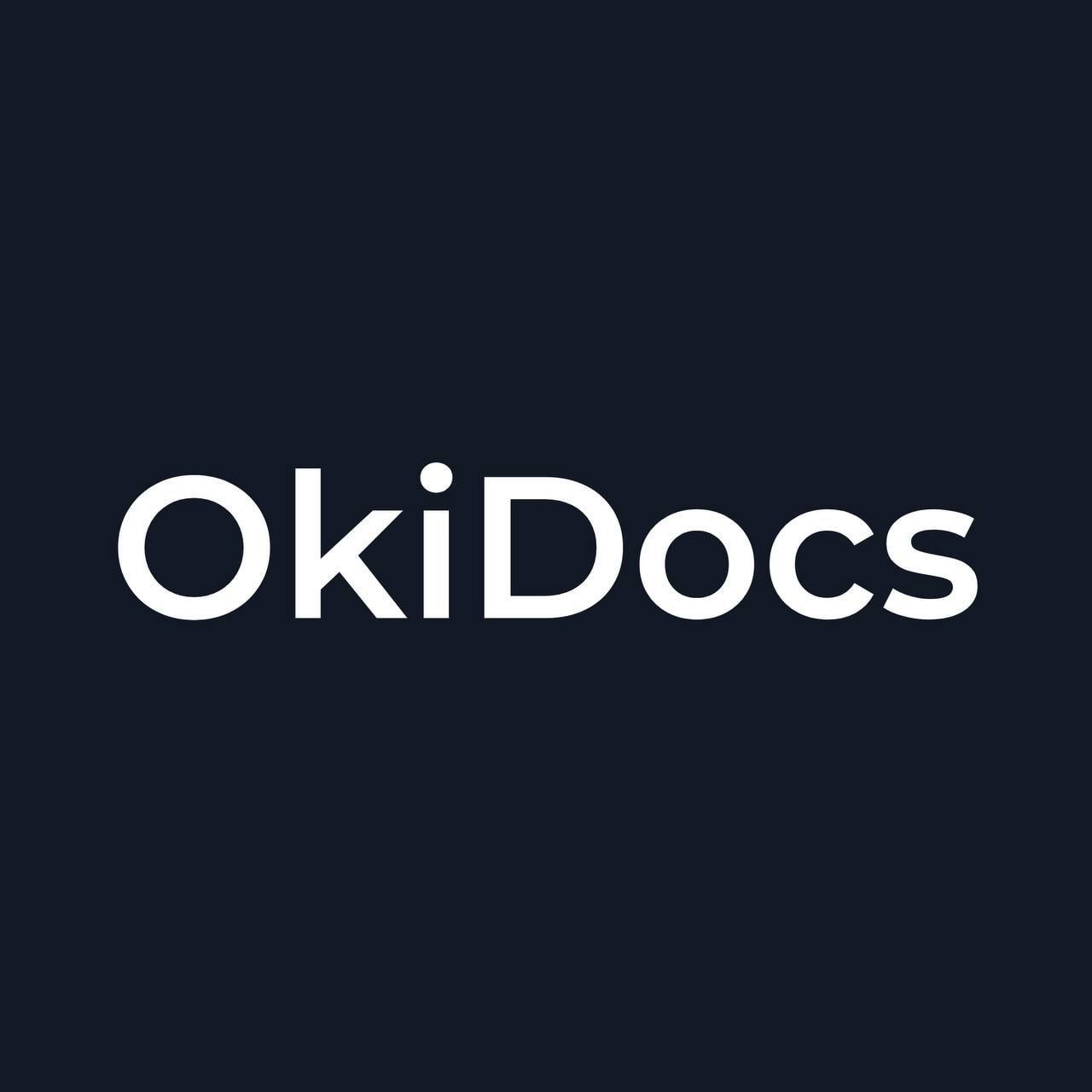 Modern Google Docs Resumes Templates - Oki Docs Logo 