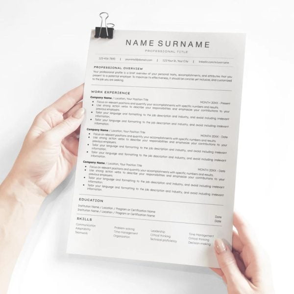 The Ultimate Resume Bundle - Quick Customizable and ATS-Ready Templates - Image 8