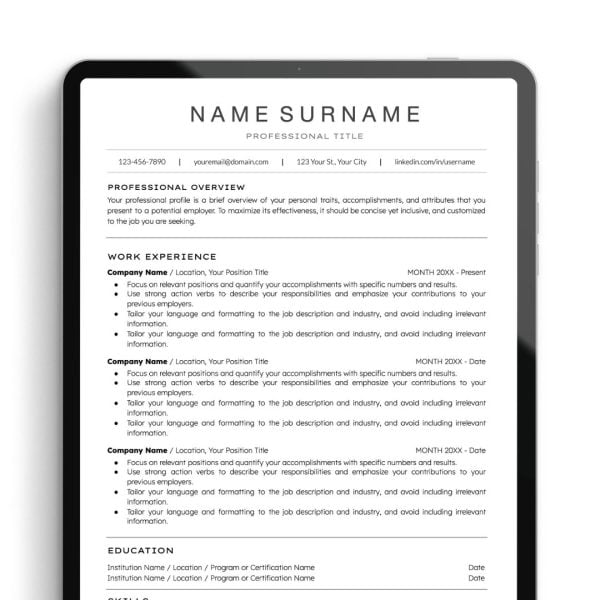 The Ultimate Resume Bundle - Quick Customizable and ATS-Ready Templates - Image 3