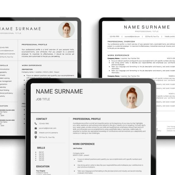 The Ultimate Resume Bundle - Quick Customizable and ATS-Ready Templates