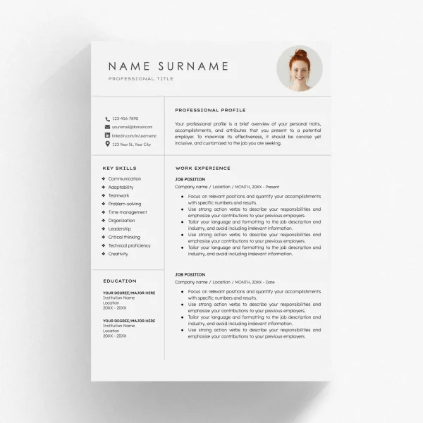 elegant resume templates 00143