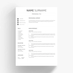 resume template for young adults 00034