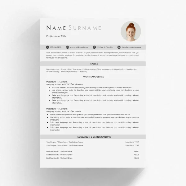 traditional resume template google docs 00019