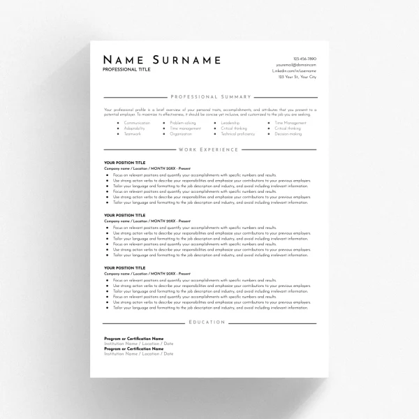 ATS Approved Resume Templates - Vetted & Approved Designs for ATS Compatibility