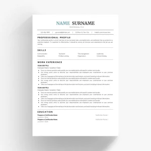 Google Drive Resume Template ATS - Google Drive-Ready for ATS-Friendly Applications
