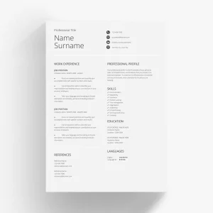 Executive Director Resume Template - Organizational Leadership Expert Design for Google Docs & Word