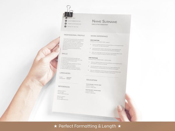 Self-Employed Resume Template – Highlight Your Entrepreneurial Journey with Style - Image 4