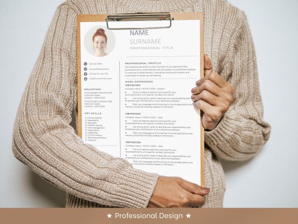 Two Column Resume Template for Google Docs - Image 6