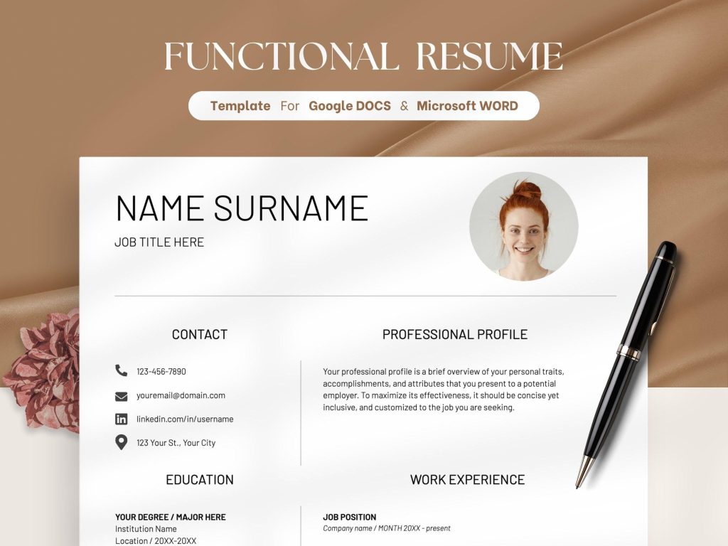 2025 Clean Resume Template For Google Docs Executive ATS Friendly ...