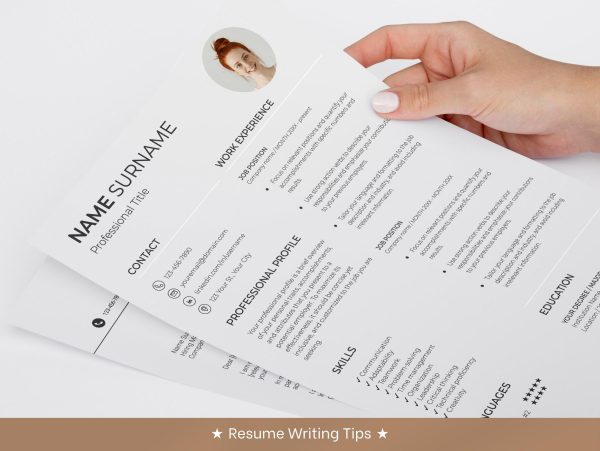 .docx Resume Template – Editable Formats for Easy Customization in Microsoft Word - Image 5