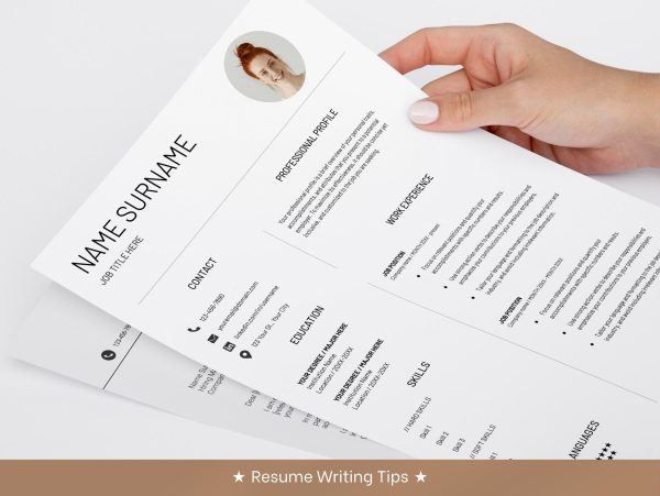 2025 Clean Resume Template For Google Docs Executive ATS Friendly Resume Word Minimalist Simple Modern CV Template Functional Resume - Image 5