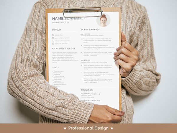 .docx Resume Template – Editable Formats for Easy Customization in Microsoft Word - Image 6