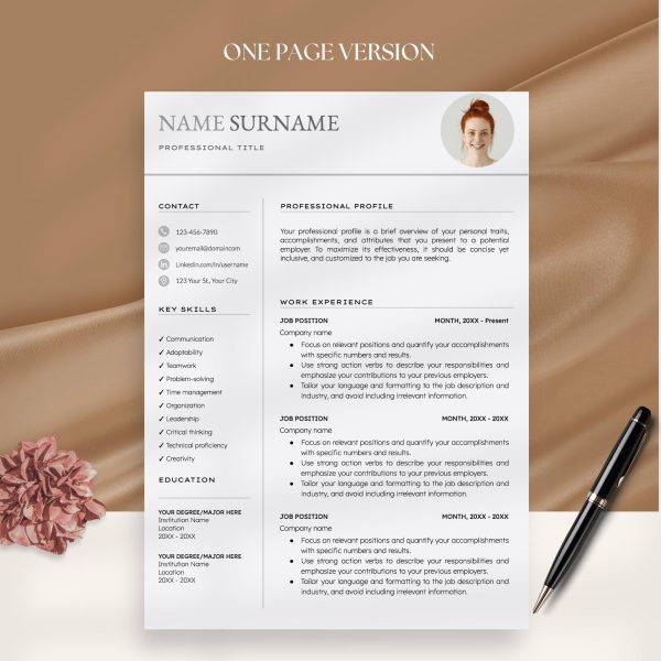 Resume Template Google Docs in English – Access a Range to Elevate Your Application - Image 2