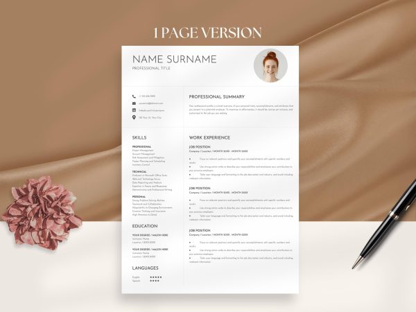 Change of Career Resume Template – Transition Seamlessly with a Tailored Design - Image 2