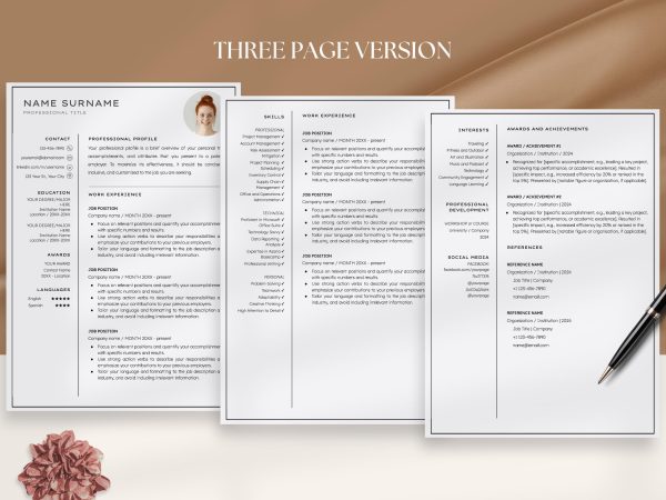 Cool Google Doc Resume Template – Stand Out with Sleek and Modern Design - Image 4