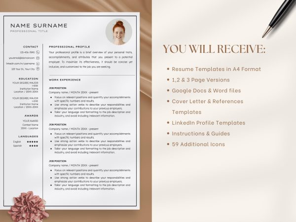 Cool Google Doc Resume Template – Stand Out with Sleek and Modern Design - Image 7