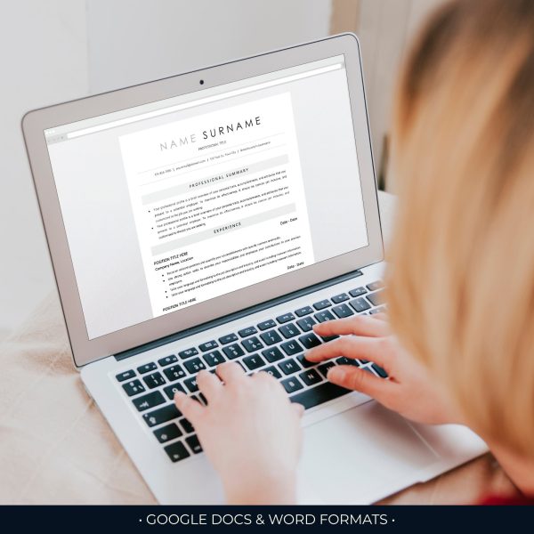 ATS Resume Template ATS Friendly Resume Template Word Resume Template Google Docs Simple Resume Template Resume Template Minimalist - Image 7