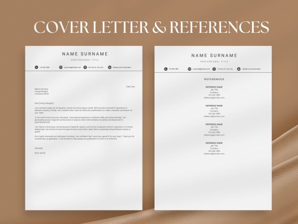 Minimalist Resume Template for Google Docs – Streamlined Design for a Modern Appeal - Image 5