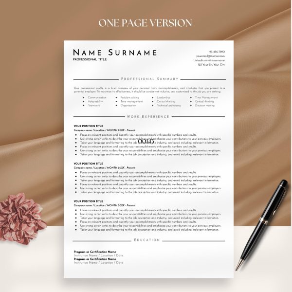 ATS Approved Resume Templates - Vetted & Approved Designs for ATS Compatibility - Image 2