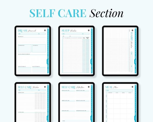 2025-2026 All-in-One Digital Planner Budget Finance Self Care Notebook Daily Planner Goodnotes Planner iPad Notability Planner - Image 3