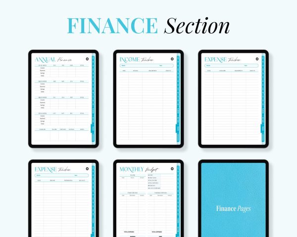 2025-2026 All-in-One Digital Planner Budget Finance Self Care Notebook Daily Planner Goodnotes Planner iPad Notability Planner - Image 6