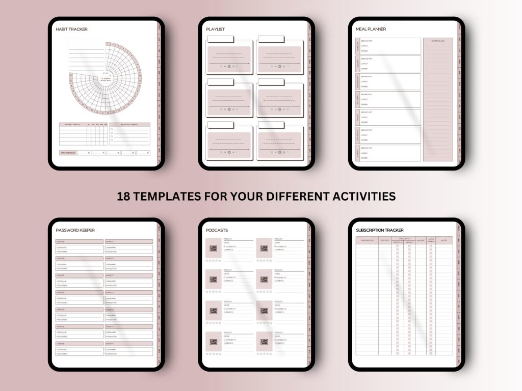 Planner Template 2025 Planner Printable Planner Journal Template 2025 ...