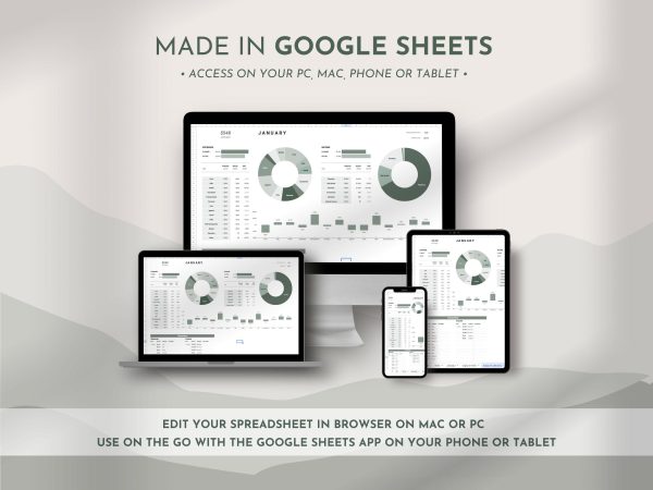Budget By Paycheck Budget Spreadsheet Financial Planner Template Google Sheets Monthly Tracker Weekly Biweekly Bill Expenses Savings Debt - Image 7