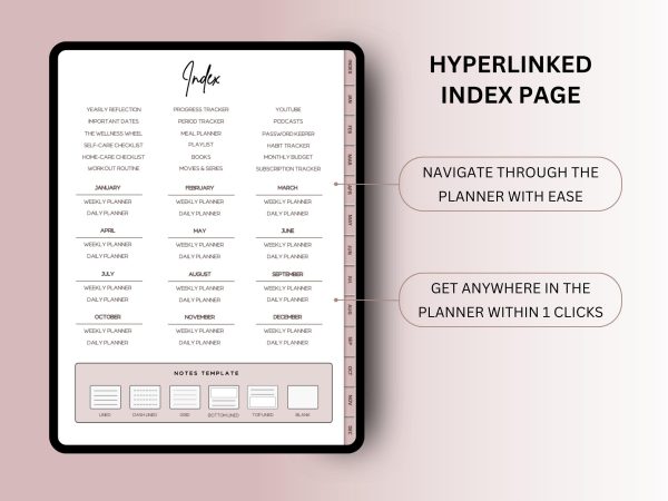 Planner template 2025 planner printable planner journal template 2025 journal printable tracker bullet journal printable journal - Image 4