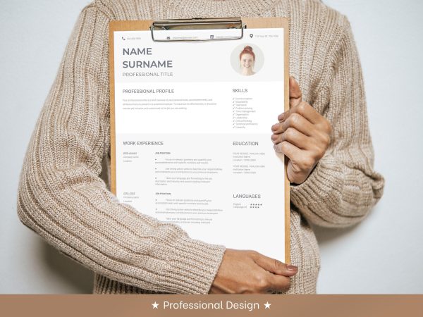 Clean Modern Resume Template – Impress with a Sleek and Up-to-Date CV - Image 6