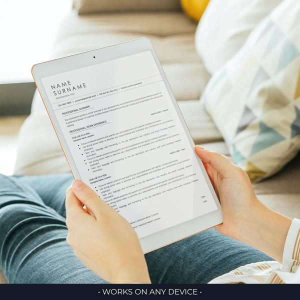 ATS Compatible Resume Template - Universal Fit for Applicant Tracking System Success - Image 6