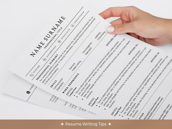 Powerful Resume Template – Make a Lasting Career Impression with Impactful Design - Image 5