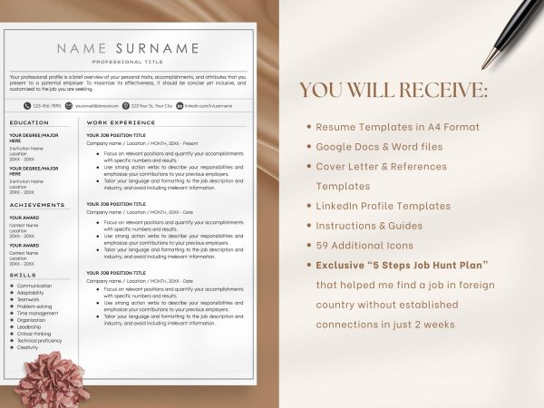 Management Resume Template – Elevate Your Leadership Profile with Executive Designs - Image 2