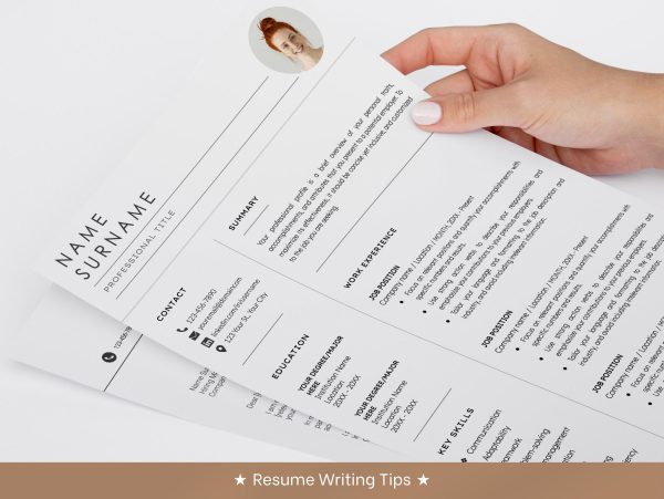 Computer Science Resume Resume for Developer ATS Friendly Tech Resume Template for Google Docs & Word Modern Minimalist Resume - Image 5