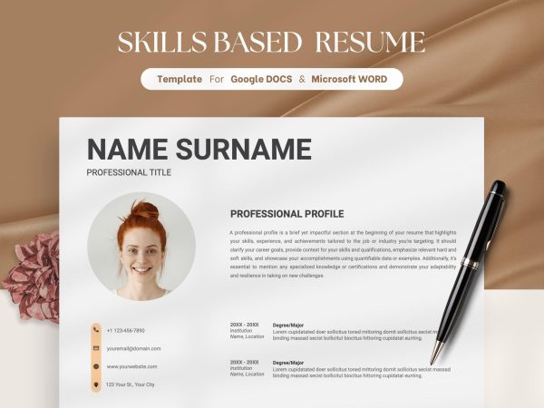 Creative Resume Template Cv Template for word Cv Resume Template Professional Resume Template Modern CV Skills Based Resume