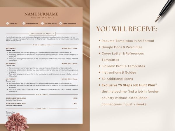 Functional Resume Template Google Docs – Tailor Your CV for Success in Every Role - Image 2