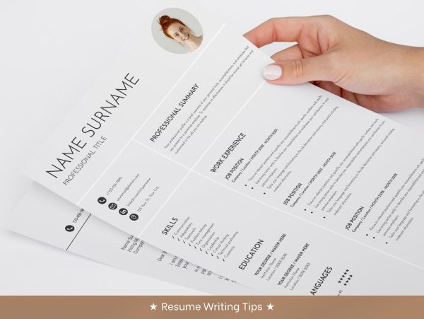 ATS Friendly Resume Template Word Google Docs Ats Resume Ats Cv Resume Template Minimalist Resume Simple Resume Basic Resume - Image 5