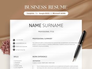 Google Docs Resume Template for Word Best Professional Resume Template with Cover Letter Executive Resume CV Template Google Docs