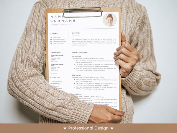 Reverse Chronological Resume - Google Docs Template Instant Download - Image 6