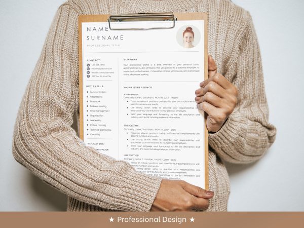 IT Resume Template Executive Director Resume Template for Google Docs and Word Professional Resume Template CV Template Business resume - Image 6
