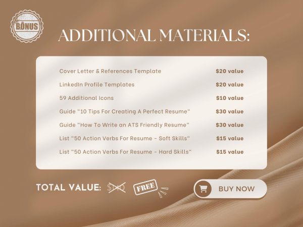 Professional CV - Google Docs Template Instant Download - Image 8