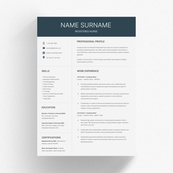 Rn Resume Template Nurse Nursing Resume Template Word Medical Assistant Resume Nursing Student Cna Resume Design Doctor Resume