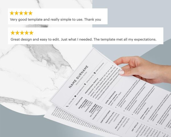 Nursing Resume Template Nurse Resume Template Word Medical Resume Registered Nurse RN Resume Design Doctor Cv Nurse Cv Template Word - Image 6