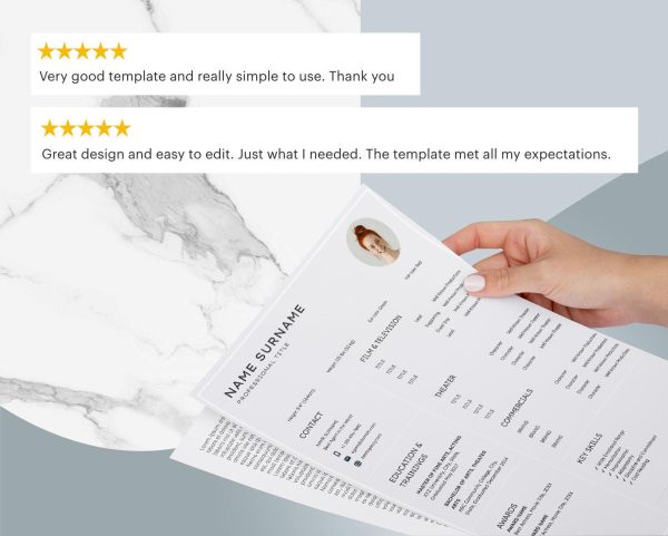 Actor Resume Template Google Docs - Modern And Creative Musical Theatre Resume Template - Image 6