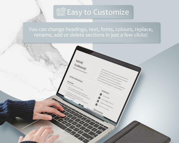 Teacher Resume Template for Google Docs and Word - Clean Modern - Image 5